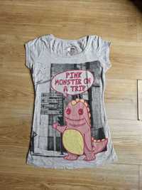 T-shirt XDye pink monster tamanho S