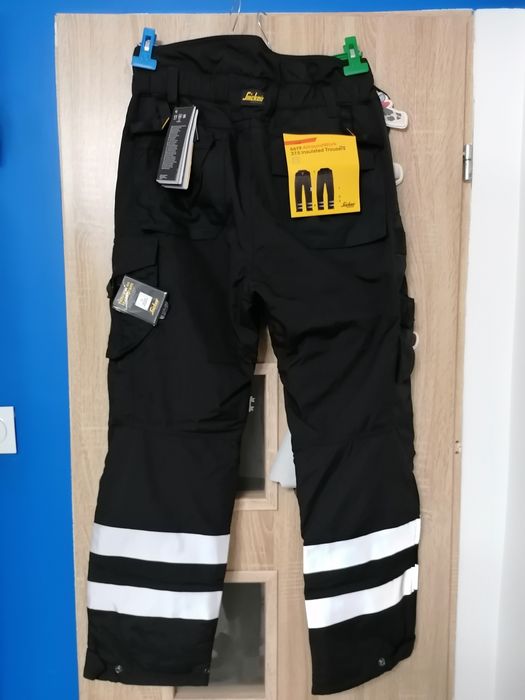 Nowe zimowe spodnie snickers workwear 6619 roz L mają wysoki stan