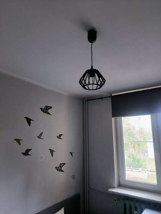 Czarny żyrandol w stylu Loft