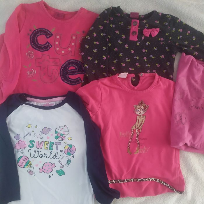 Bluzki długi rękaw rozmiar 86 Atut Pepco 4 +1