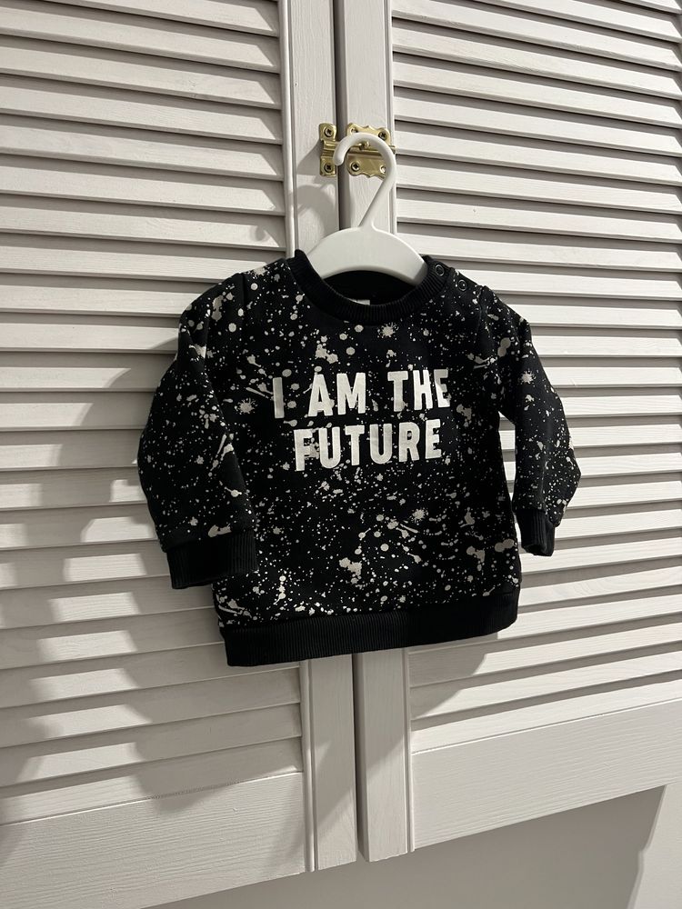 Bluza niemowlęca C&A ciapki plamki I am the future