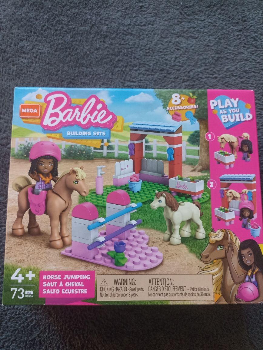 Nowe klocki Barbie Mega Bloks Skoki przez Przeszkody
