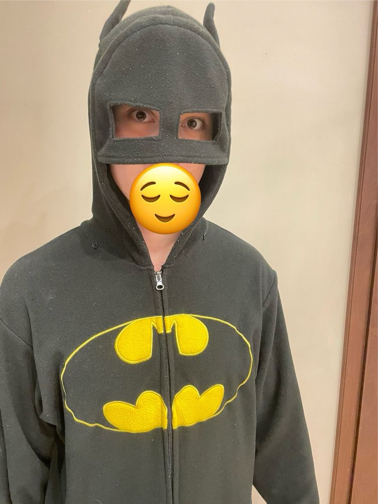 Stroj przebranie Batman pizama polarowa roz M