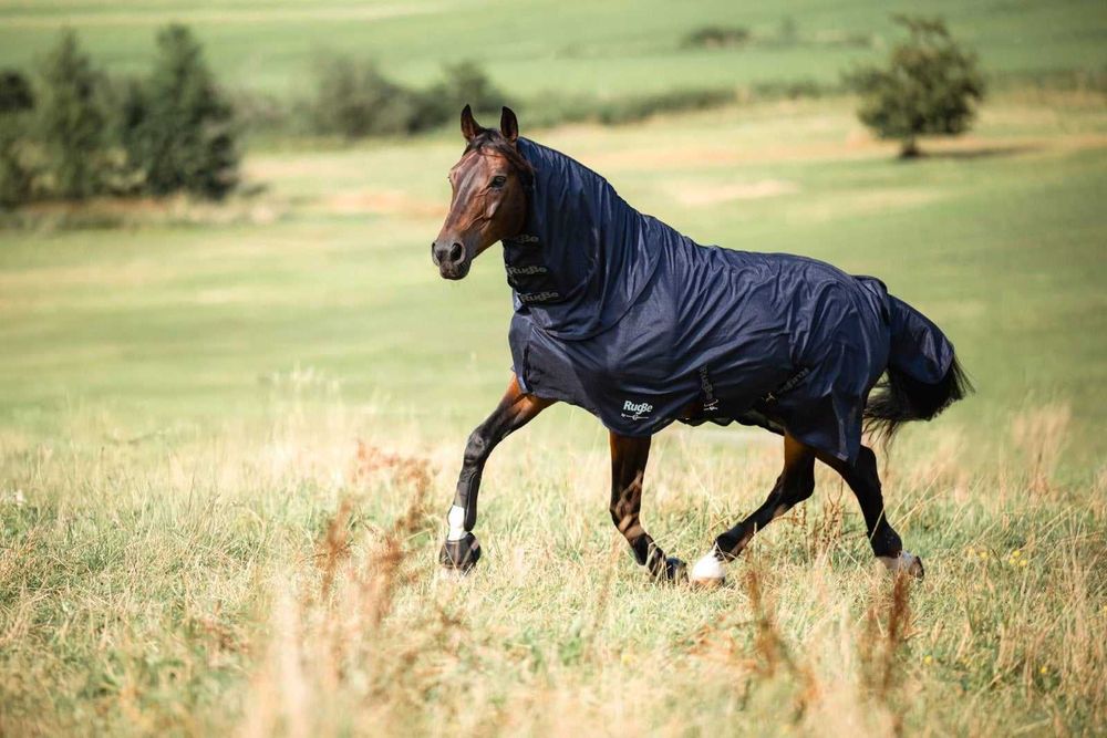Derka przeciwowadowa RugBe SuperFly, granatowy, Covalliero-KOMPLETNA
