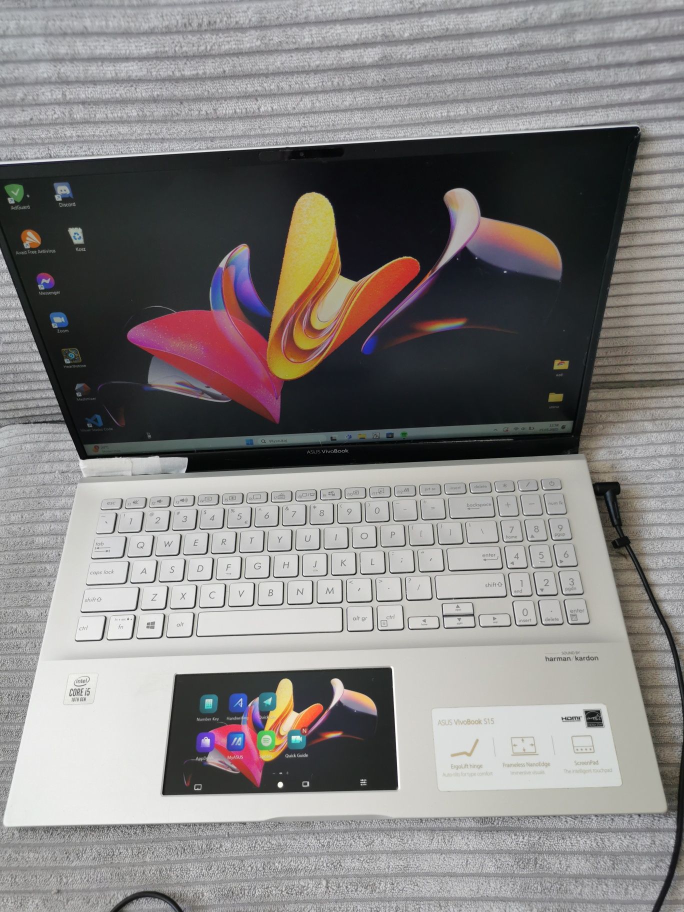 Laptop Asus vivobook s15 model s532f 16gb do naprawy