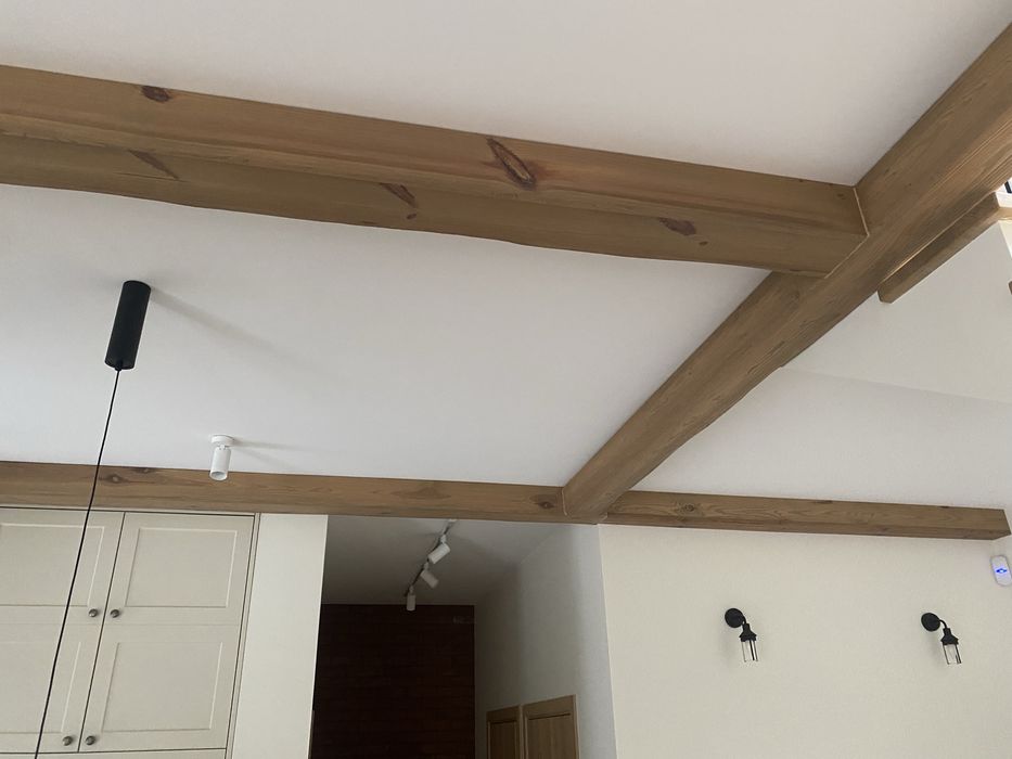 Belki sufitowe rustykalne ozdobne drewniane