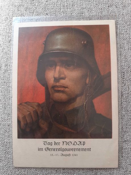 Kartka pocztowa NSDAP 1941r.(Generalna Gubernia)