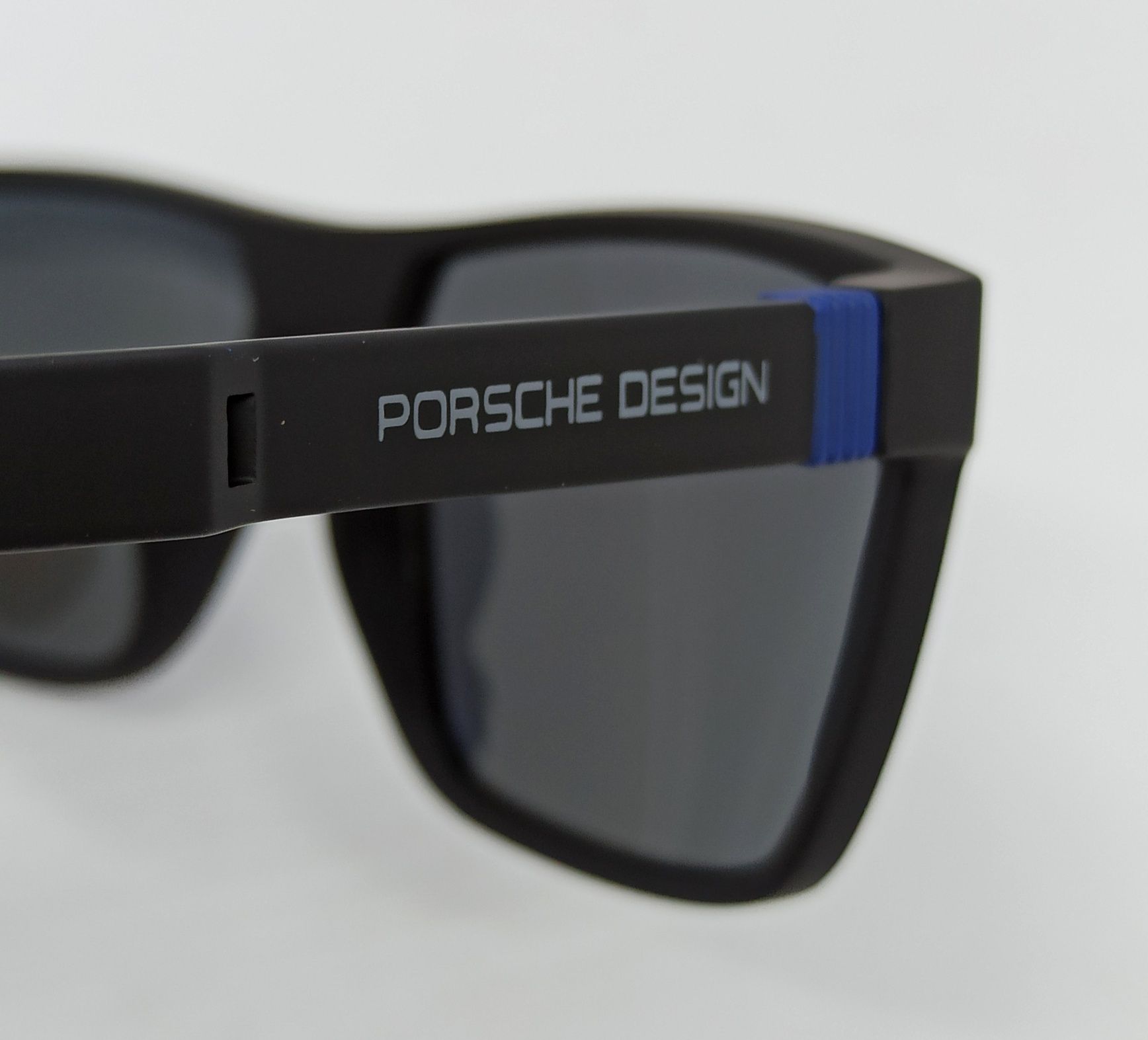 Porsche Design очки мужские черные с синим матовые поляризованные