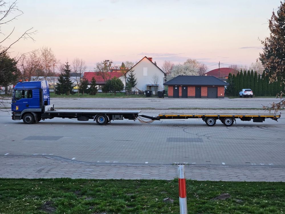 Man tgl plus przyczepa do przewozu pojazdow 8.240