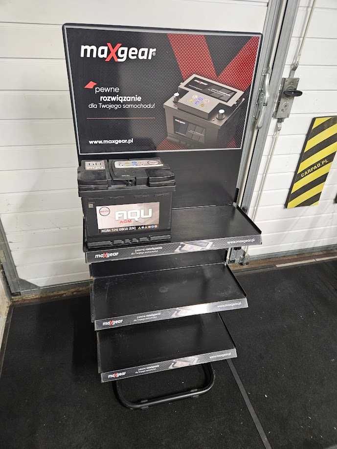 Stojak wózek na akumulatory MAXGEAR