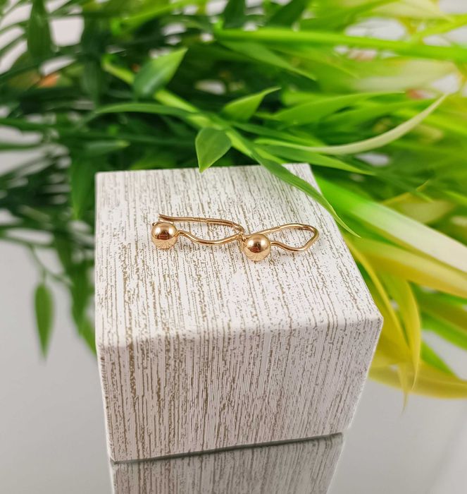 Kolczyki złote 1,17g 585