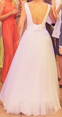 Suknia ślubna na ślub Fulara&Żywczyk biała do zmierzenia piękna tiul