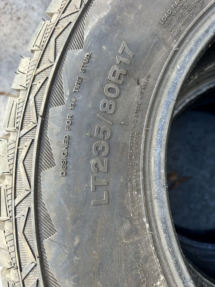 Грязевая всесезонная Резина 235/80 R17 Duraturn Travia A/T 2023рік