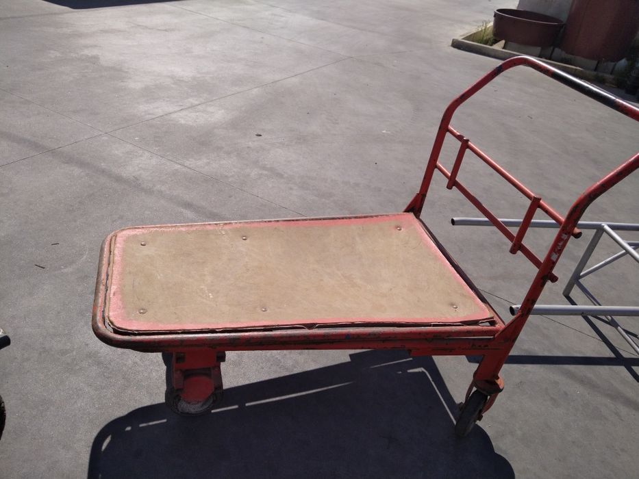 Carrinho para transporte de frutas e batata