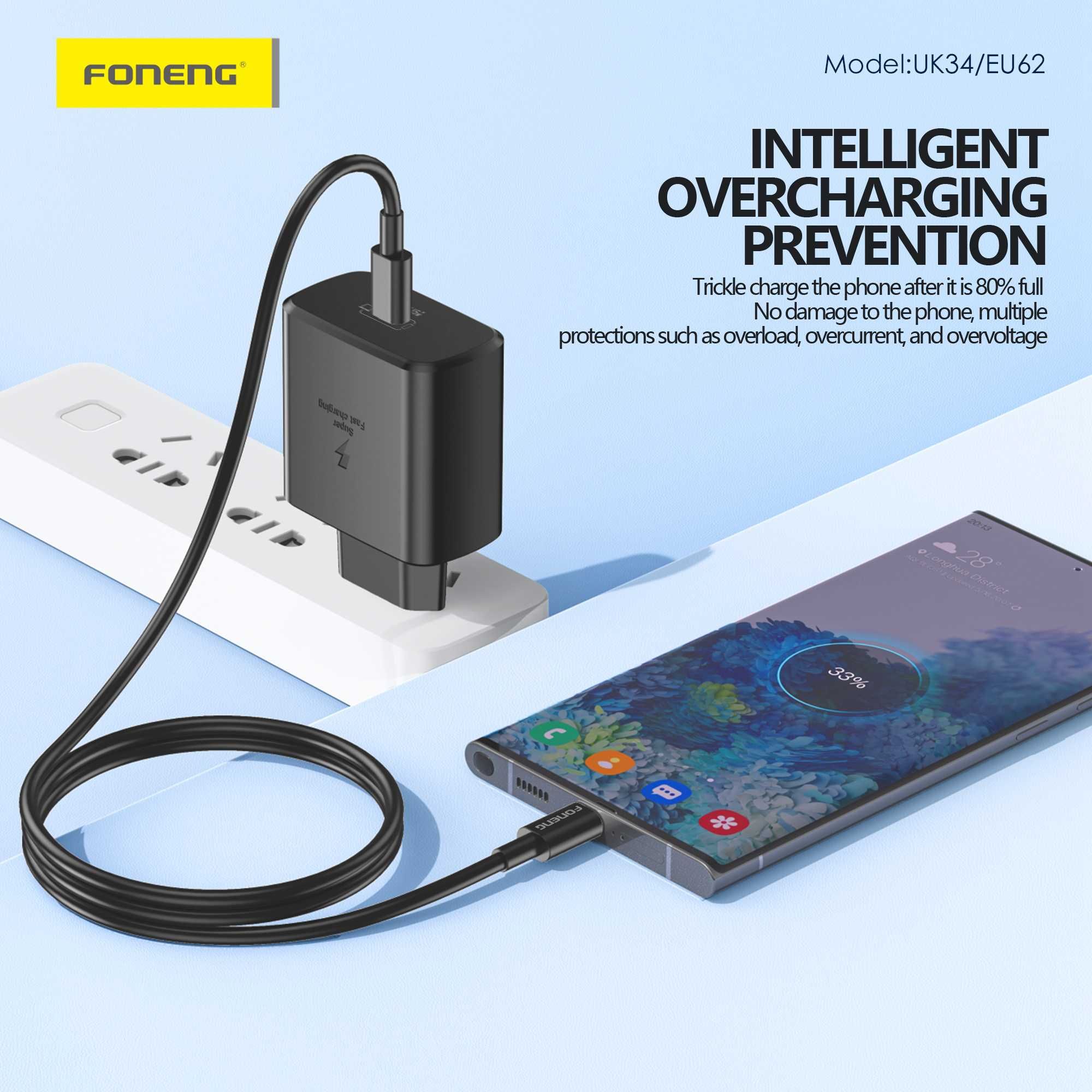 SZYBKA Ładowarka 45W kostka USB-C USB typ C Quick Charge 4 PPS