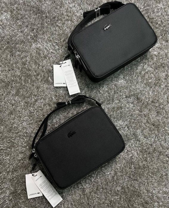 LACOSTE сумка мужская брендовая оригинал кожа