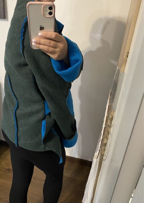 Świetna kurtka filc L