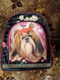 Шкільний рюкзак з собачкою