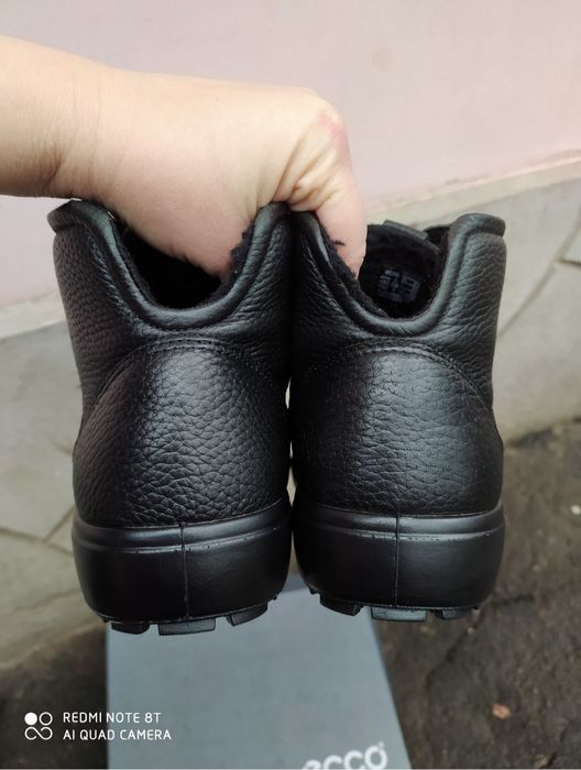 Ecco 41 40 ботинки зимові чоботи шкіряні черевики взуття ессо