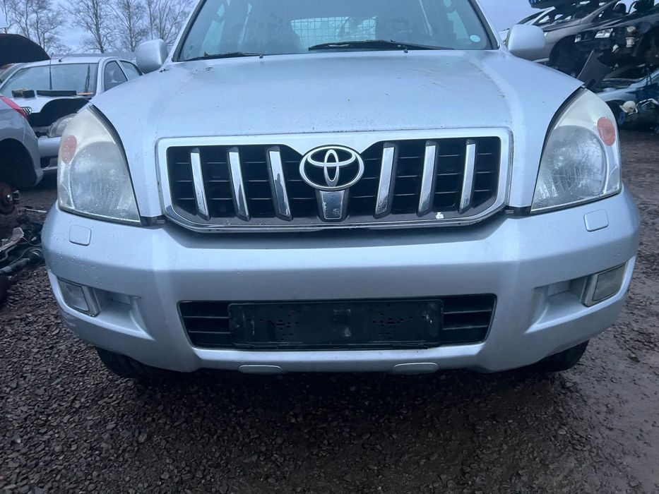 PRZÓD KOMPLETNY ZDERZAK MASKA BŁOTNIK TOYOTA LAND CRUISER 120 EUROPA