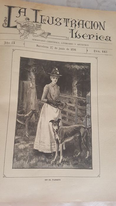 Semanário La Ilustracion Ibérica 1891 Ramon Molina