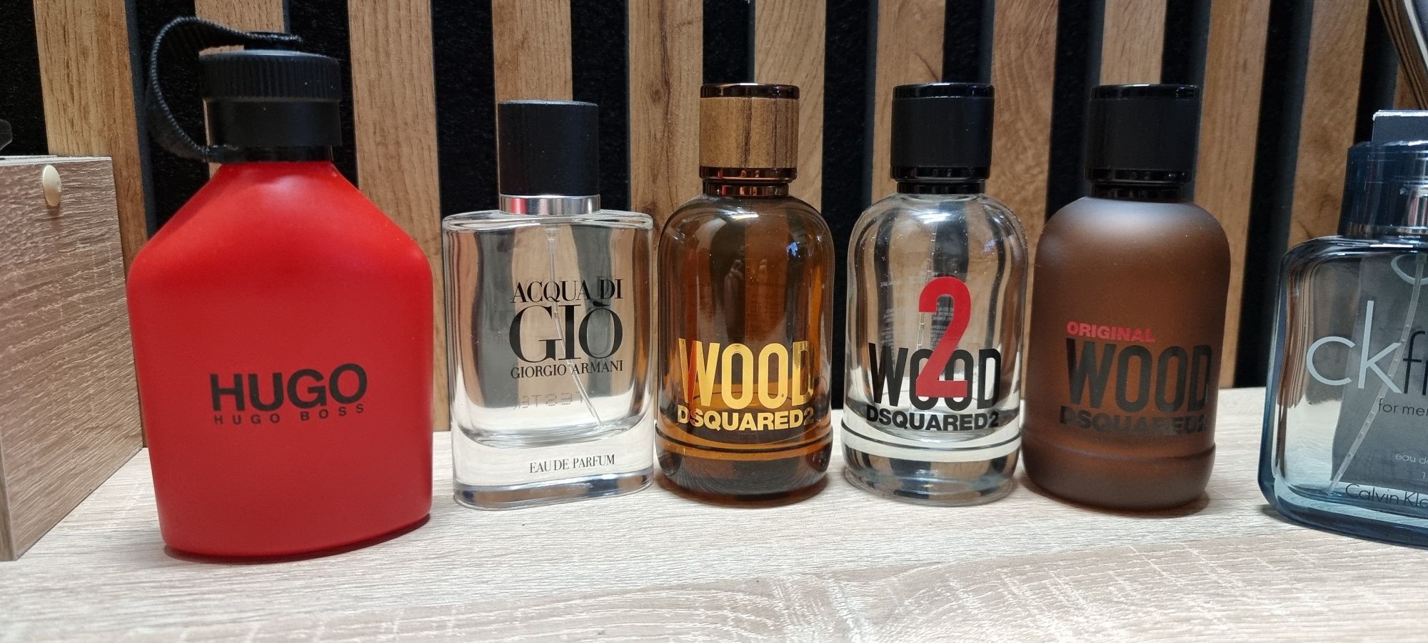 Flakony Dsquared 2 Armani Hugo Calvin Klein Davidoff