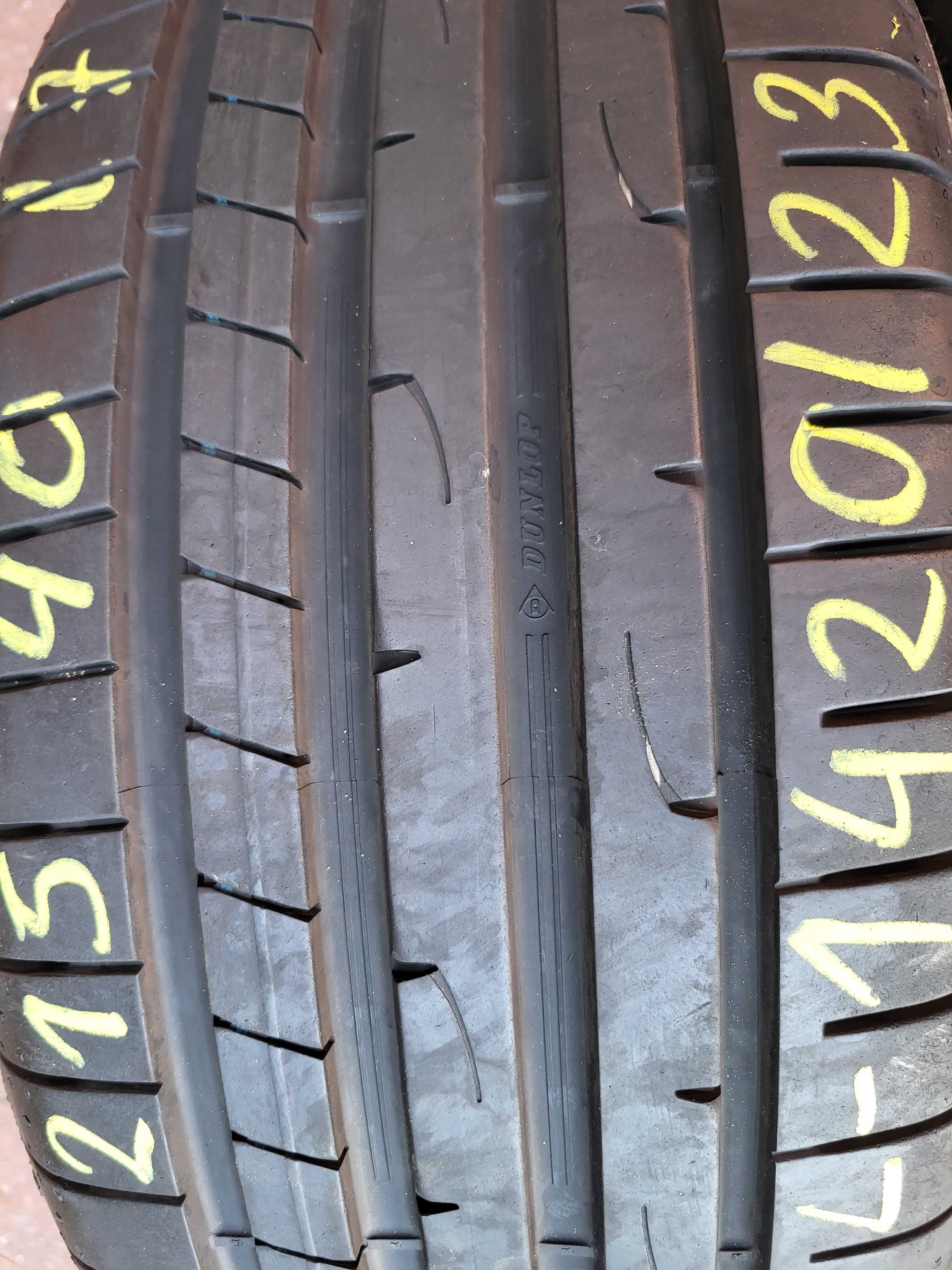 215/40r17 87Y (L1420/23)007 2szt 7mm Sp Sport Maxx RT2 DUNLOP LETNIE