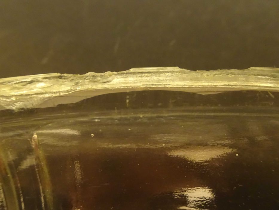 Półmisek ryba, dwie śledziówki, Ząbkowice, szkło Prl, vintage