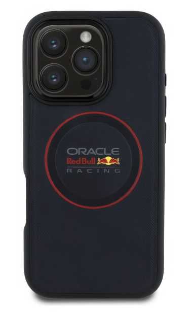 NOWE etui RED BULL MagSafe do Apple iPhone 16 Pro Granatowy