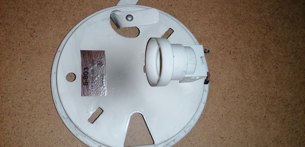 Lampa szklana 3 szt. oprawa lampy E27 na ścianę sufit klatka schodowa