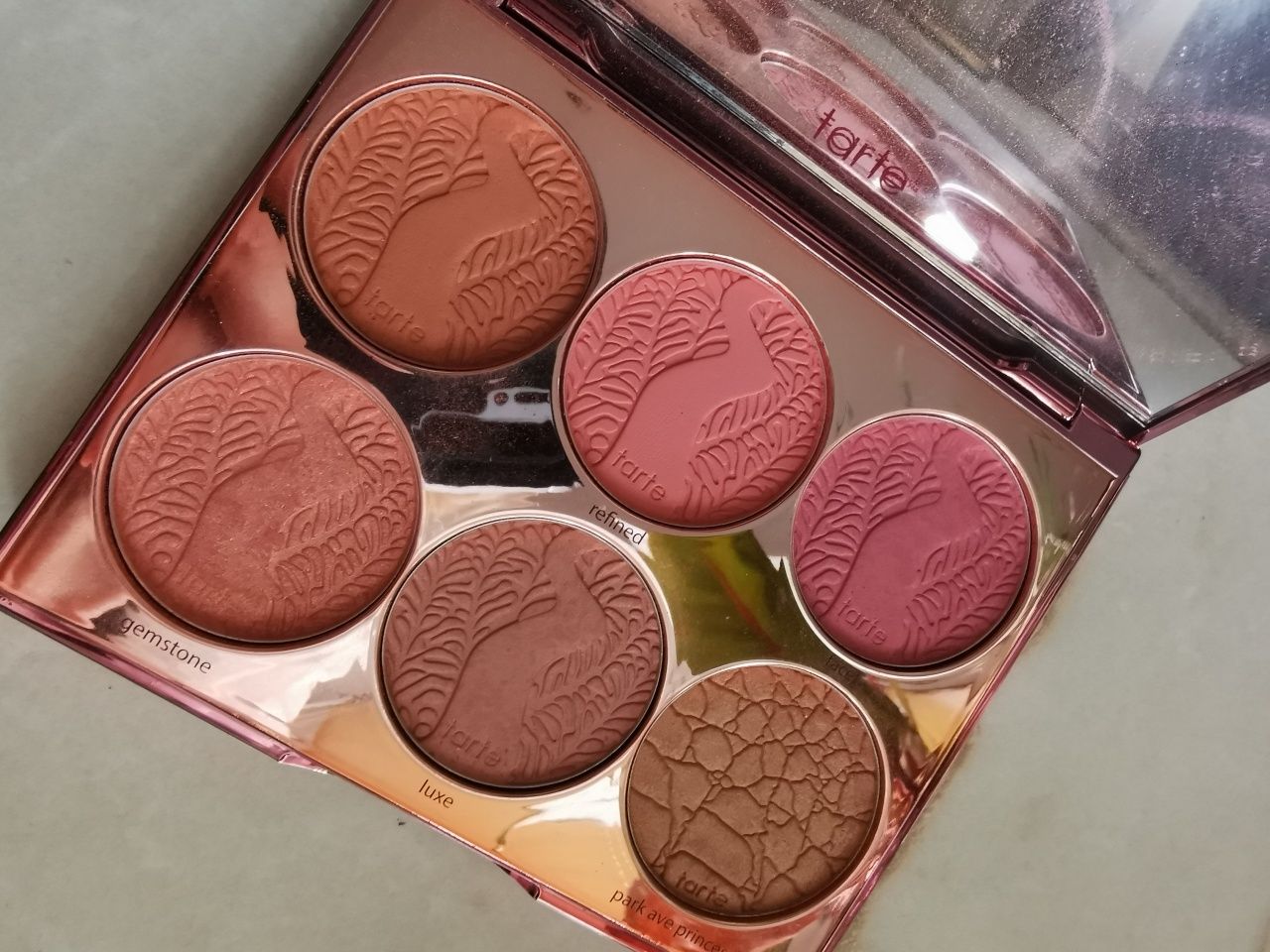 Tarte Precious Gems Amazonian Clay Cheek Palette róż brązer paleta