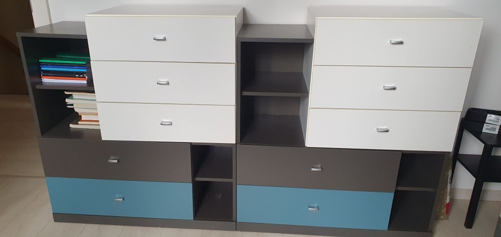 Łóżko młodzieżowe i komoda (2szt.)