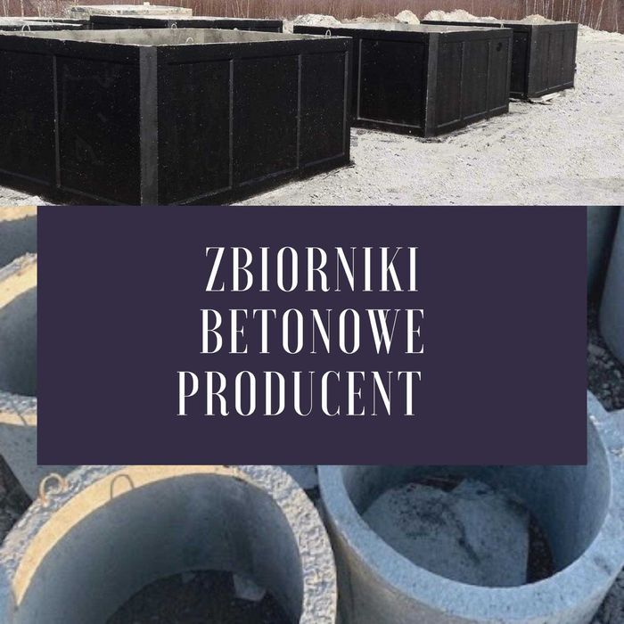 Szambo betonowe szamba gwarancja PRODUCENT zbiorników 10m3 atest PZH