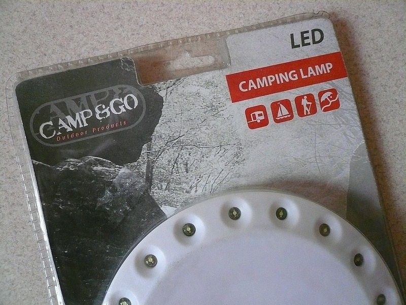 Lampa turystyczna UFO - campingowa CAMP & GO,