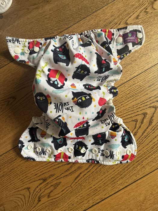 Zestaw 2 otulaczy Milovia onesize z regulacja guzikami