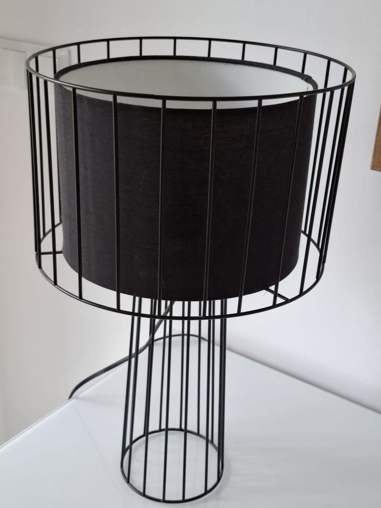 Lampka nocna black red white