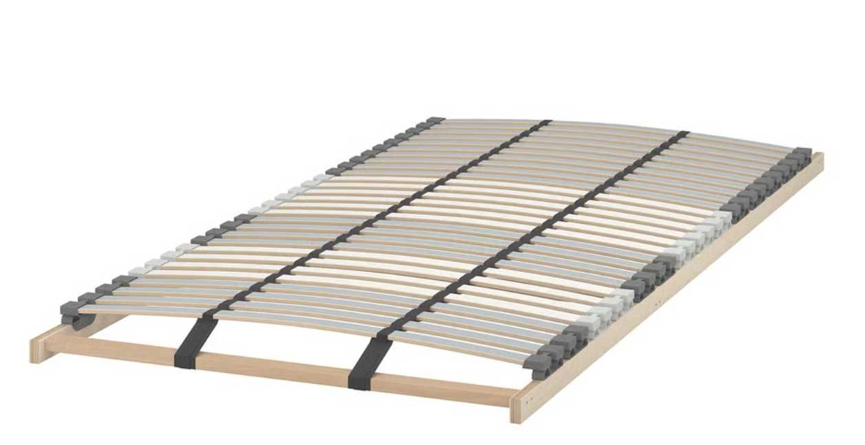Rama lóżko z 4 szufladami, 180x200, IKEA MALM czarne