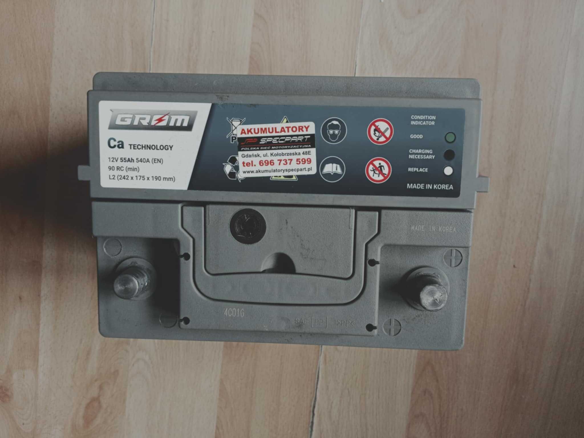 Akumulator GROM Ca Discovery 12V 55Ah 540A