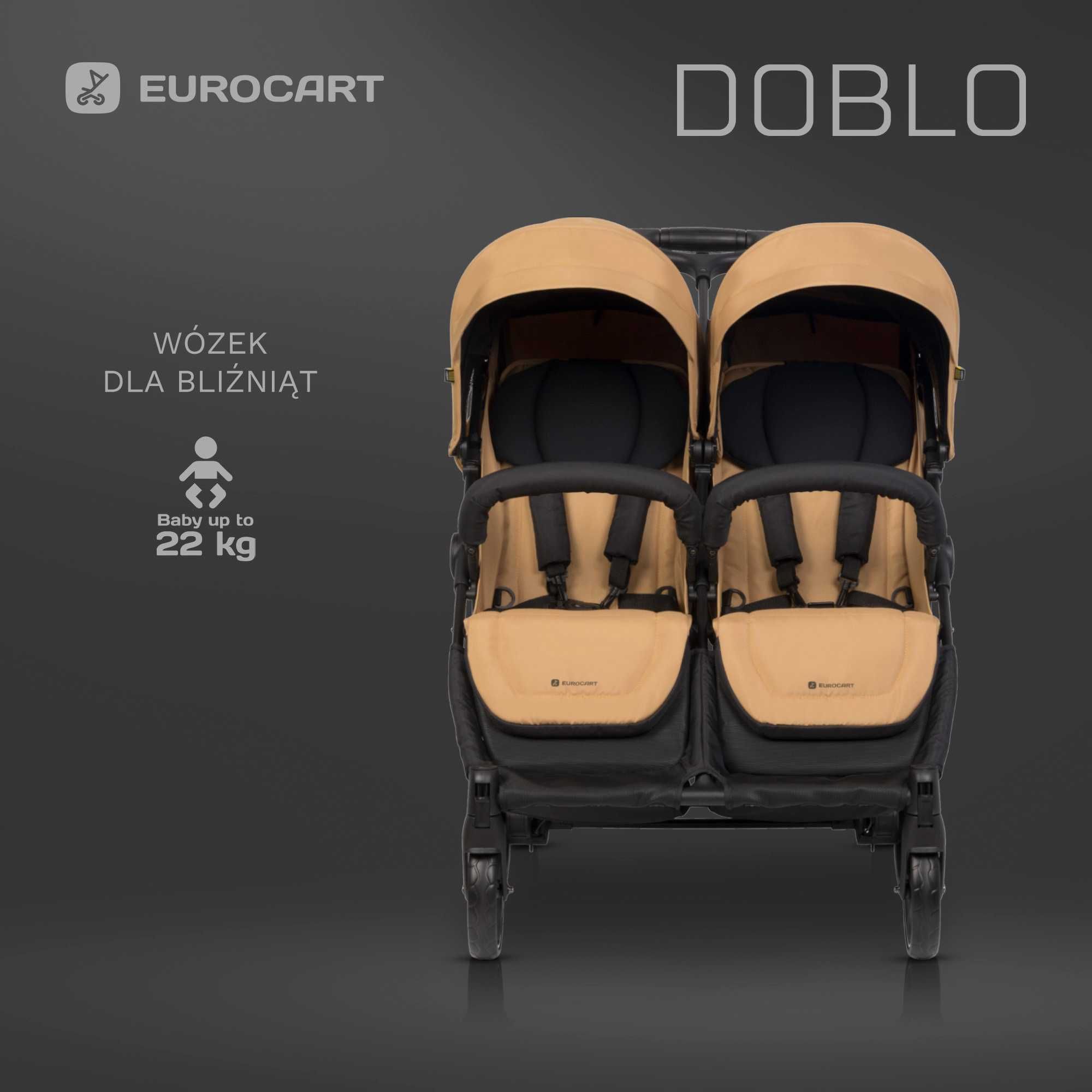 szkrabwita.pl Euro-Cart Doblo wózek spacerowy twin