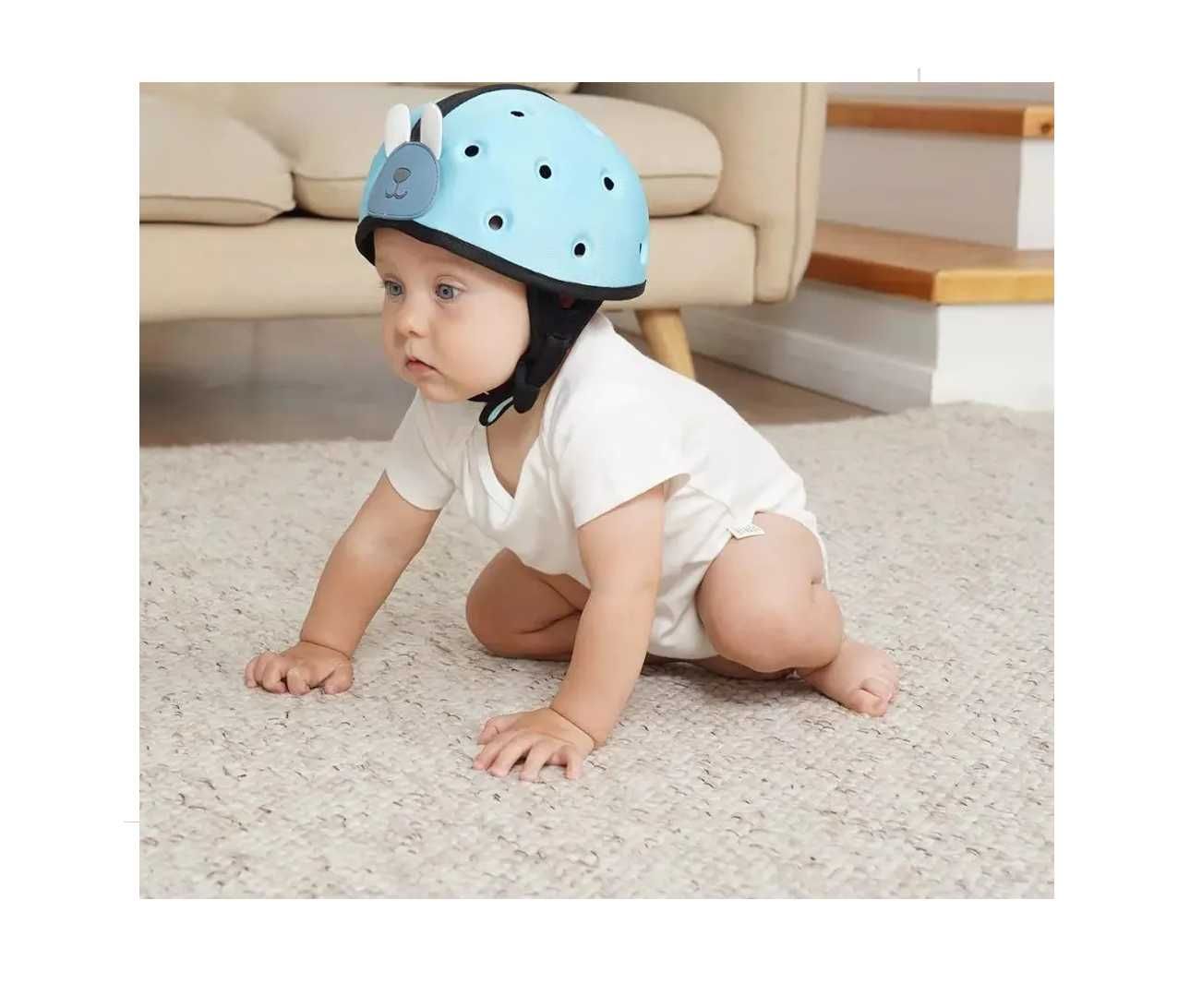 Ochronny kask dla niemowląt do nauki chodzenia wstawania raczkowania