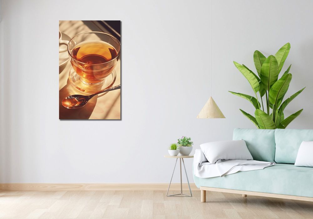 Obraz 60x100cm Złota Godzina Herbaty