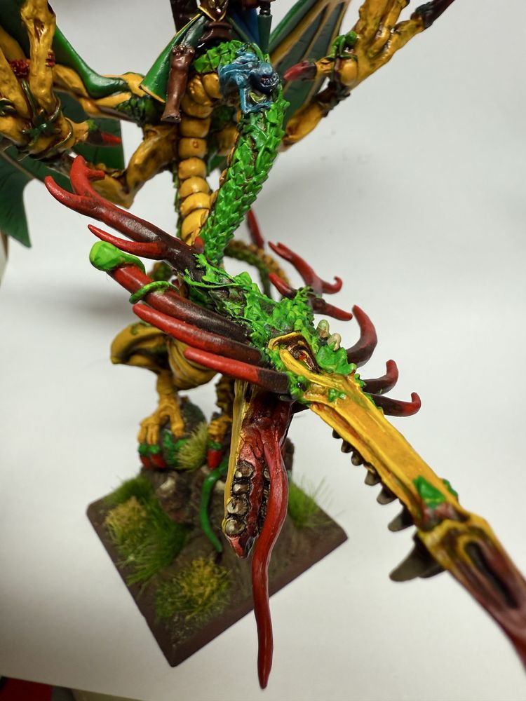 Warhammer Fantasy Old World Wood Elf Lord on Forest Dragon