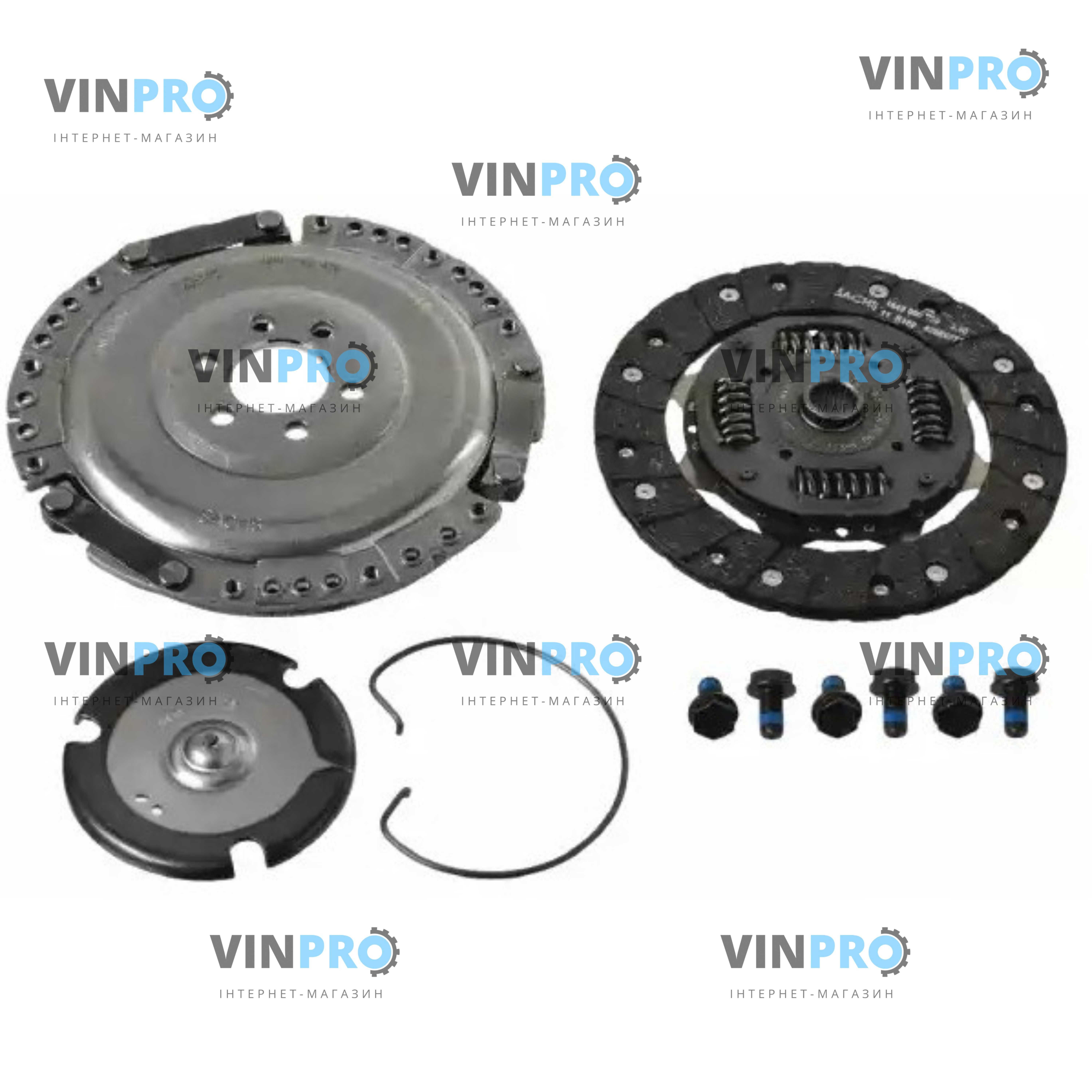Комплект зчеплення VW Caddy I 82-92 d=210mm.