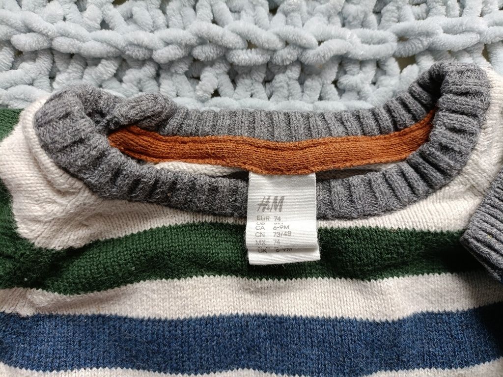 Sweter niemowlęcy 74 h&m