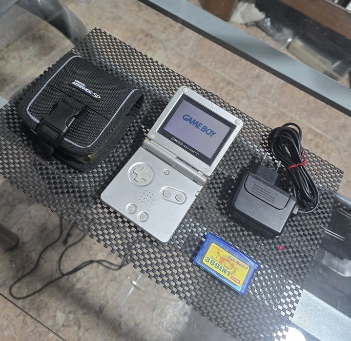 GBA SP+Bolsa+Jogo+Carregador