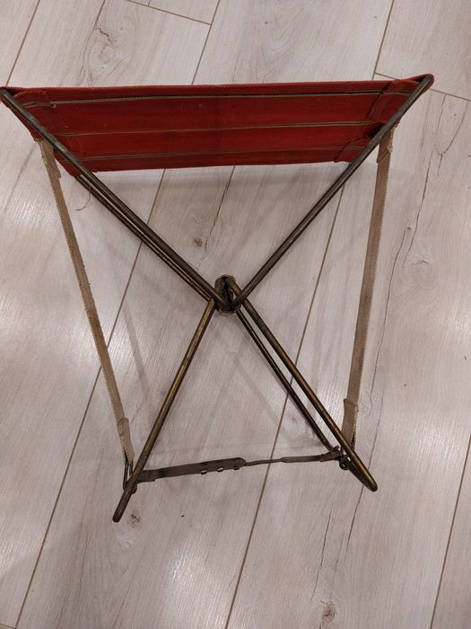 Składany stołek Rydel z czasów PRL taboret