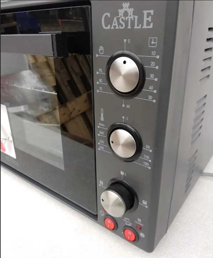 Духовка настольная Печь Castle CPE-40H/ 40 л/ конвекц, гриль, 2 стекла