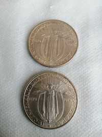 8 moedas de prata belas de 50 escudos