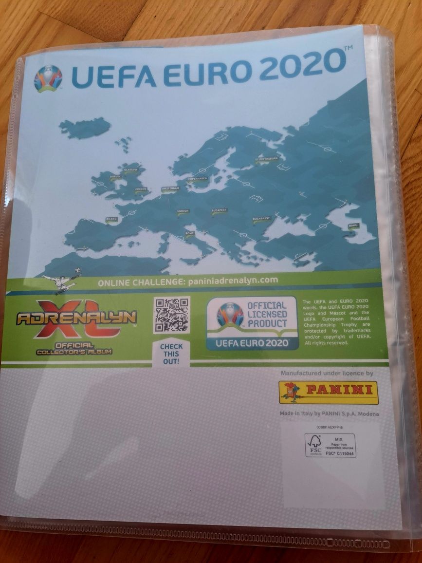 Adrenalyn Euro 2000.Album i 43 karty.