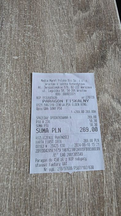 Płyta do ps4 I ps5 elden ring i god of war ranagarok